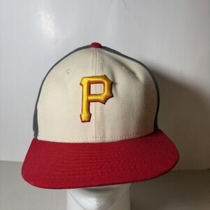 New Era 59Fifty‎ Pittsburgh Pirates MLB Cooperstown Fitted Hat 7 3/8